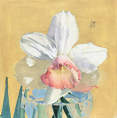 Picture of floral artwork.