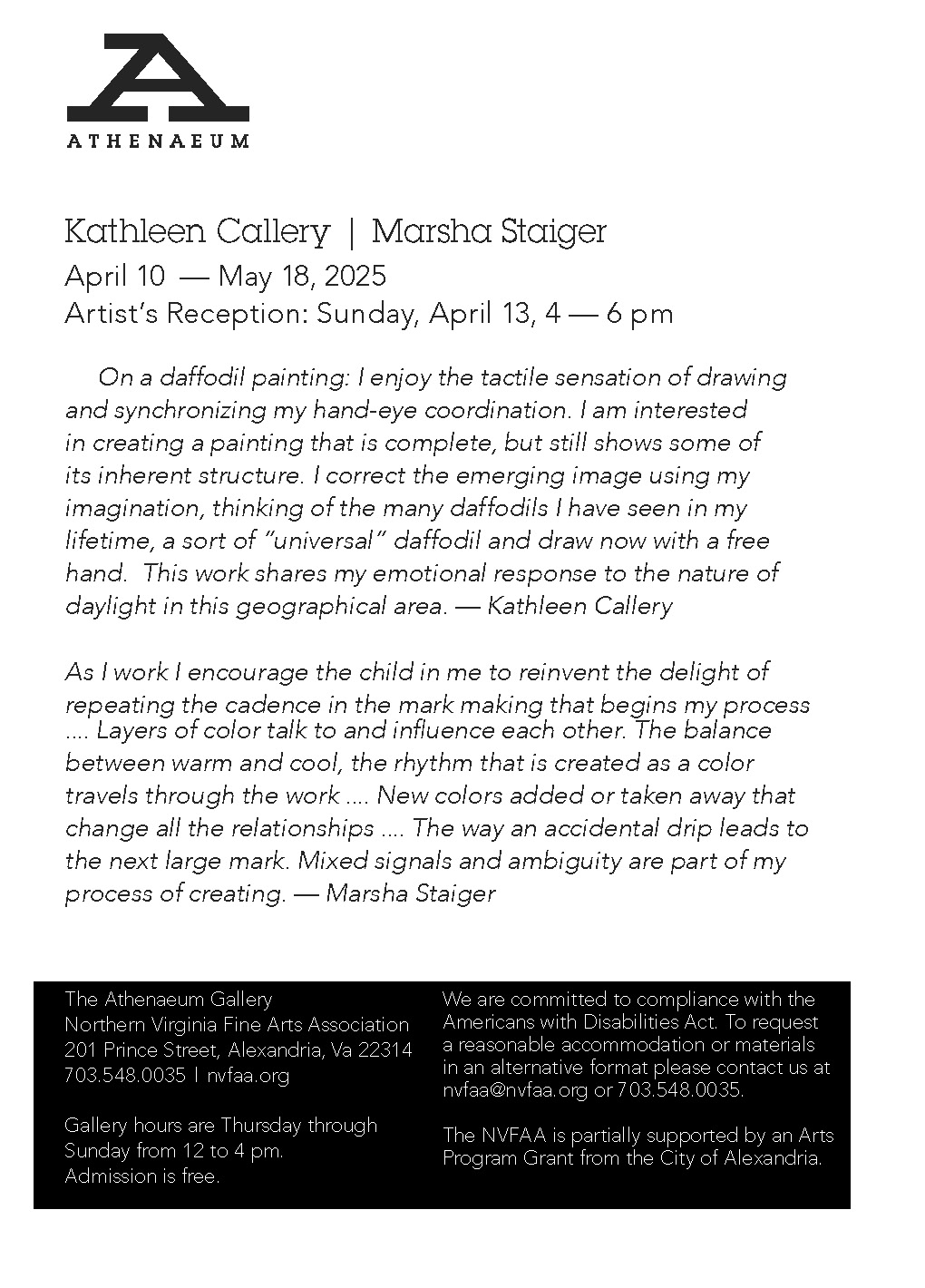 Atheneaum show details.